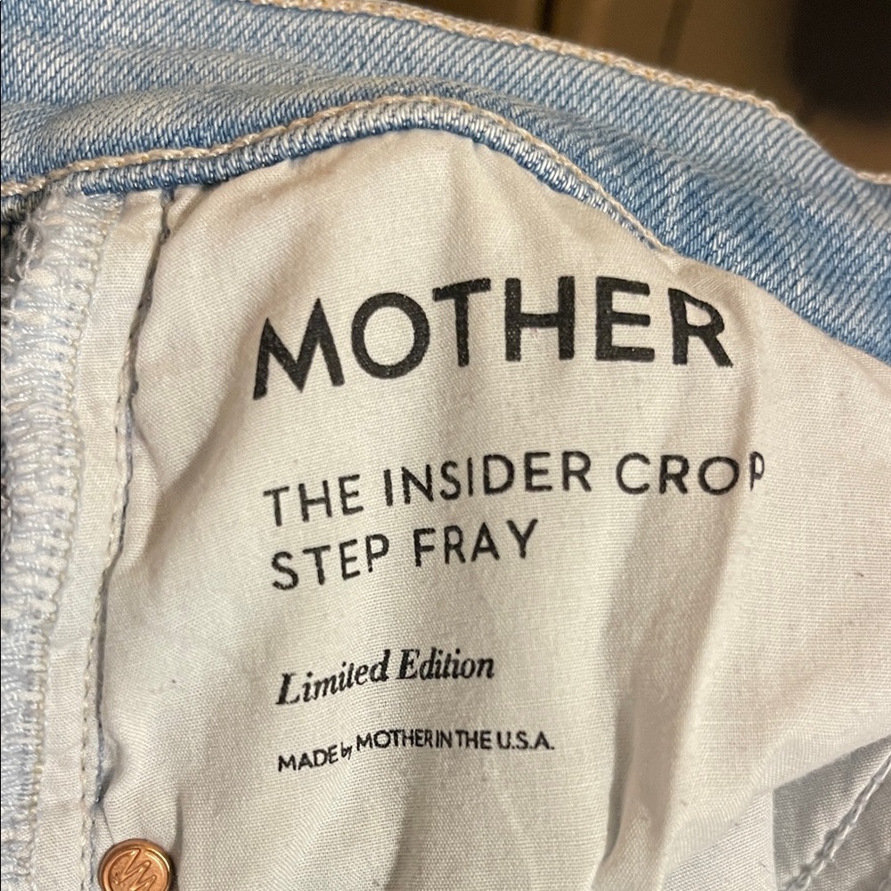 MOTHER Light Blue Ankle Jeans
